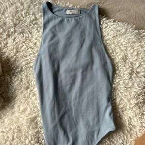 Light Blue Aritzia/Babaton Bodysuit